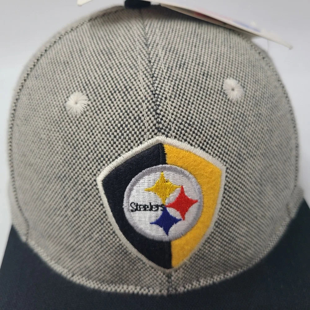 Vintage Pittsburgh Steelers Hat Strapback (Fits Small) Sports Specialties Gray